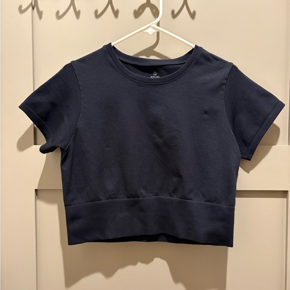 Aerie Black Seamless Top